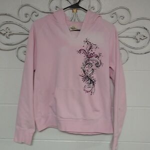 LADY COMFORT COLORS PINK HOODIE, CUTE, COMFY, WORK